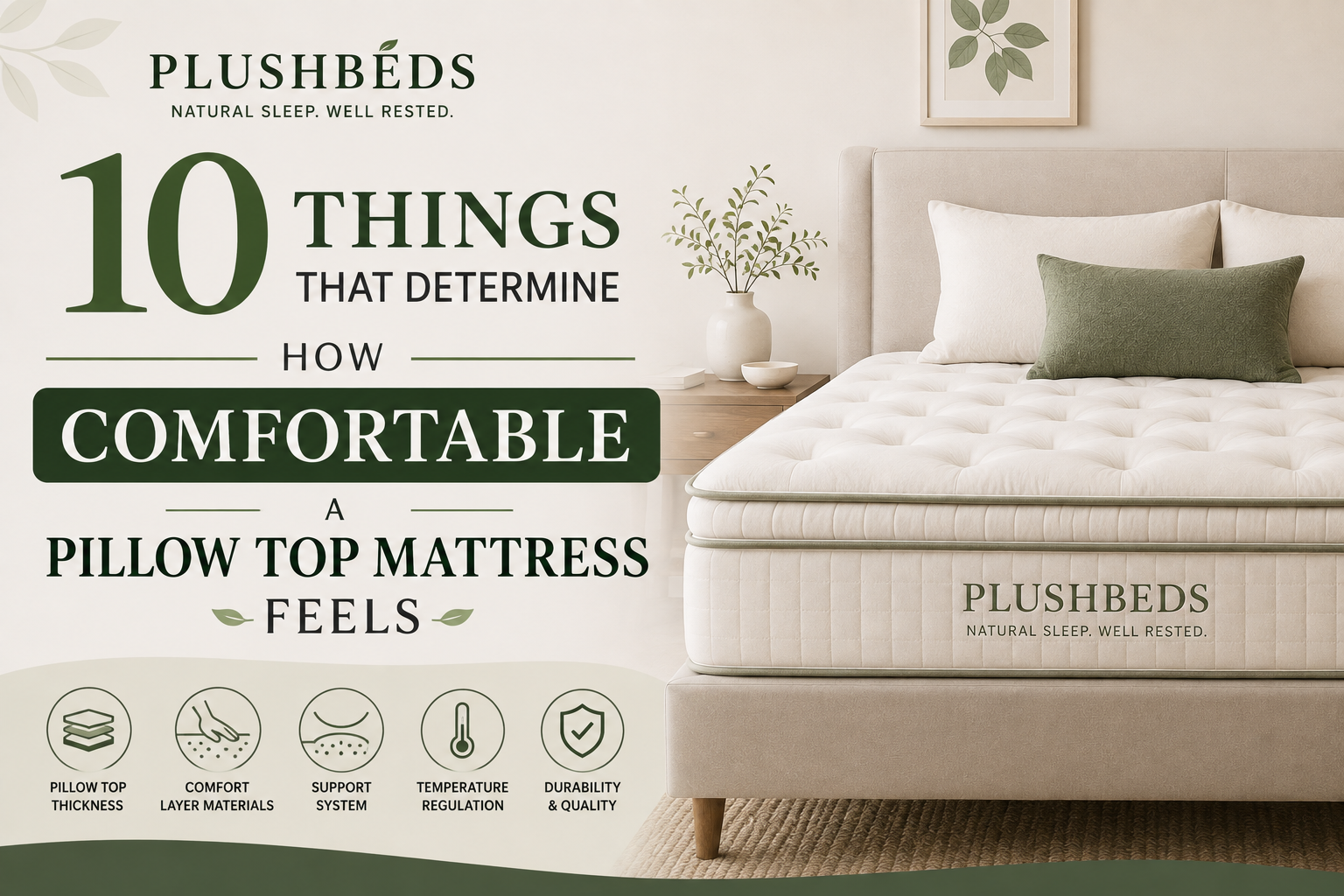 10 Things That Determine Pillow Top Mattress Comfort