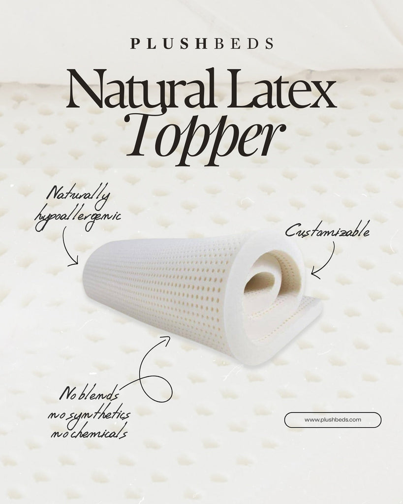 natural latex topper