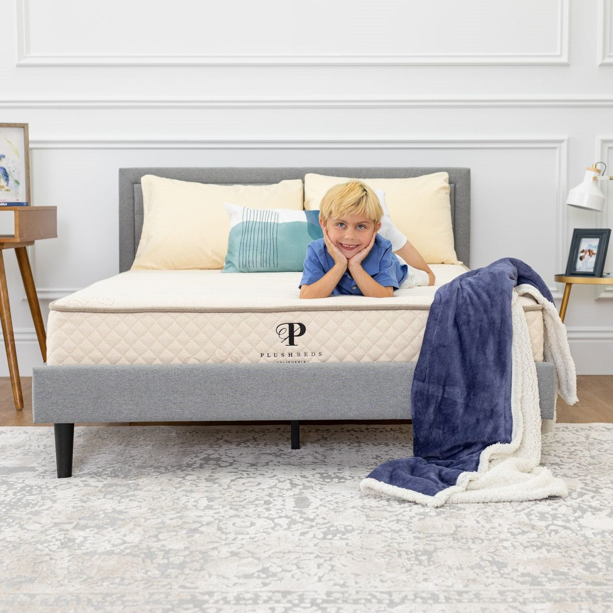 boy on a mattress