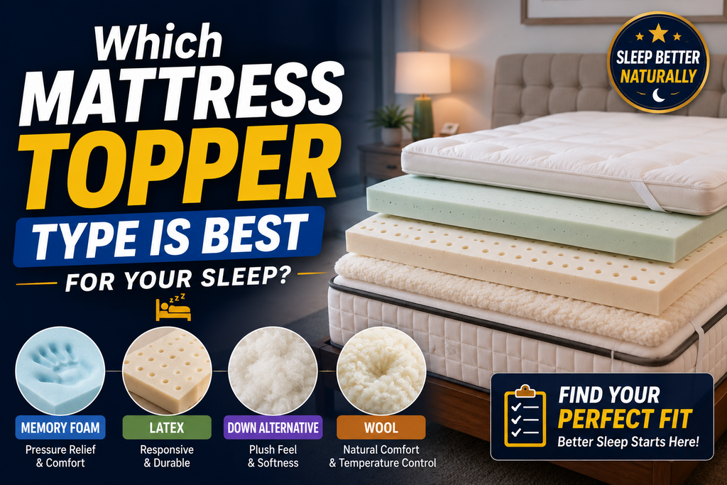 which mattress topper type is best for your sleep