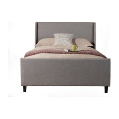 Amber Bed, Grey Linen - PlushBeds
