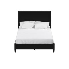 Flynn Panel Bed, Black - PlushBeds
