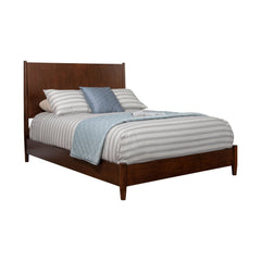 Flynn Panel Bed, Walnut - PlushBeds