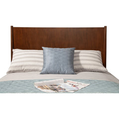 Flynn Panel Bed, Walnut - PlushBeds