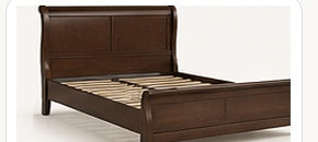 Decorative wood bed