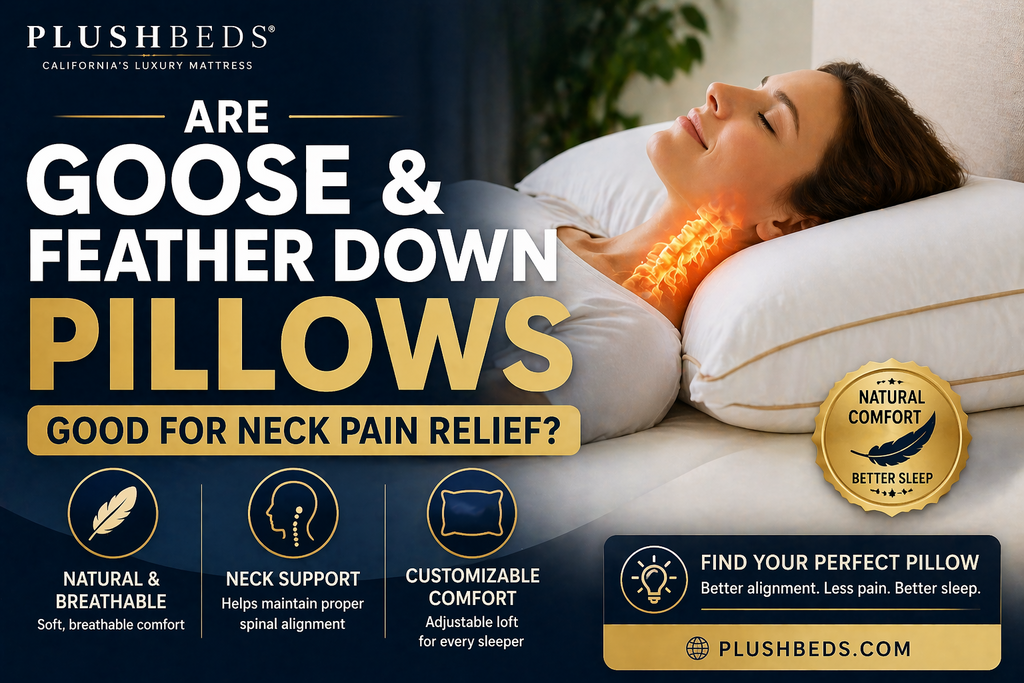 Are Goose and Feather Down Pillows Good for Neck Pain Relief?