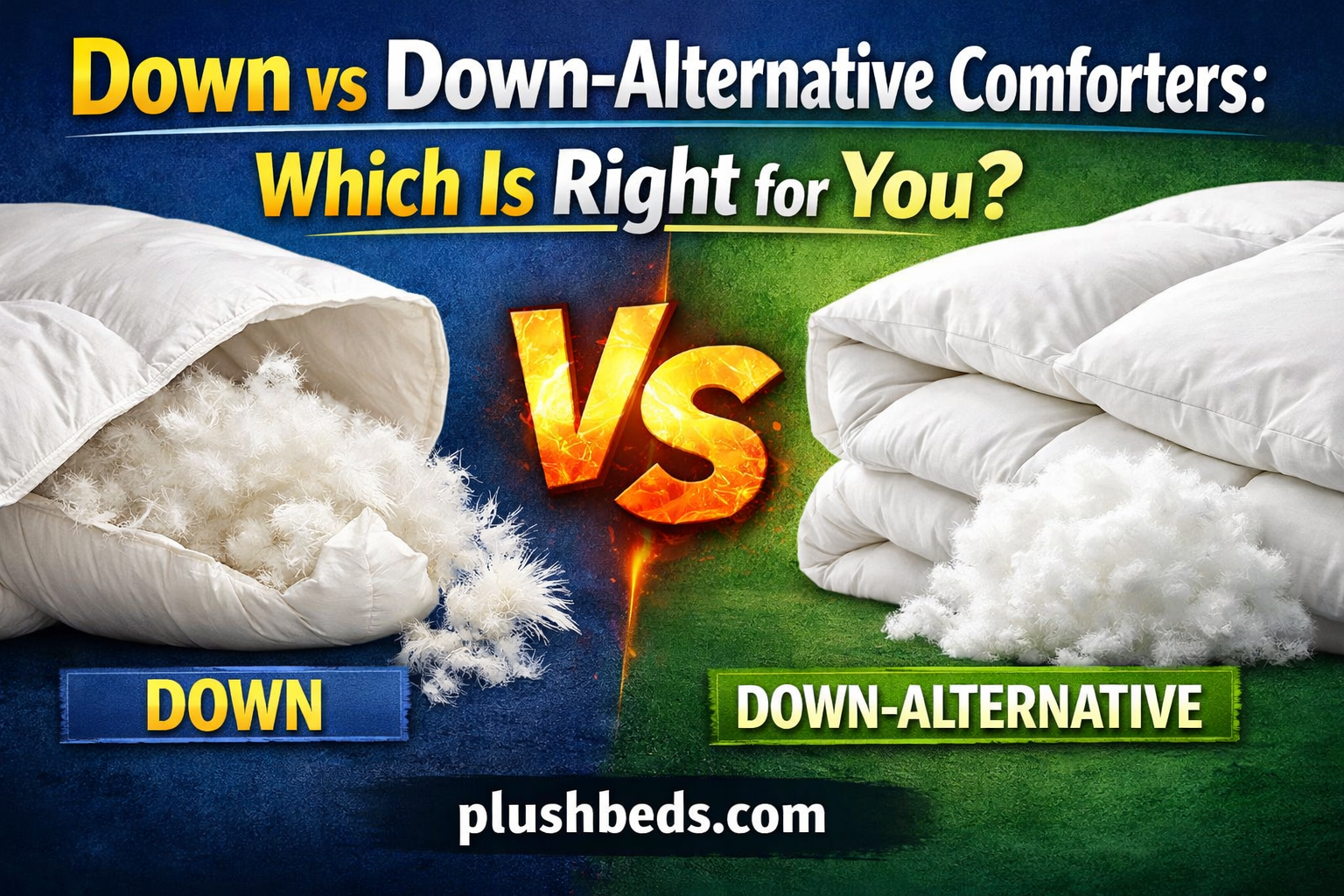 Down vs Alternative-Down Comforters