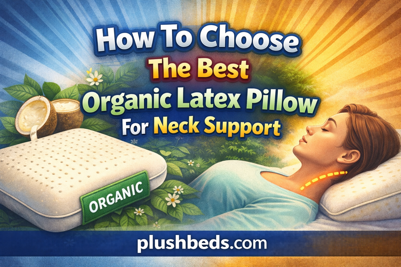How to Choose the Best Organic Latex Pillow Infographic