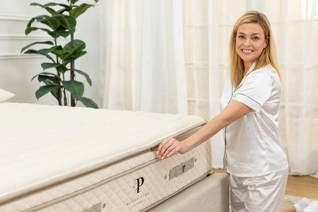Latex Mattress Zippered Cover so You Can Adjust and Rearrange Layers - PlushBeds