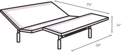 Reverie Silver™ Adjustable Base