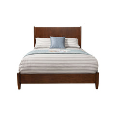 Flynn Panel Bed, Walnut - PlushBeds