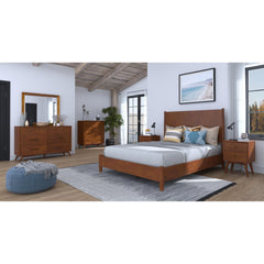 Flynn Platform Bed, Acorn - PlushBeds