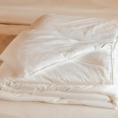 Mulberry Silk - filled Duvet Insert with Luxe Cotton Shell - PlushBeds