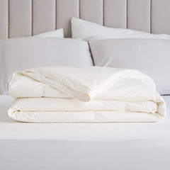 Mulberry Silk - filled Duvet Insert with Organic Cotton Shell - PlushBeds