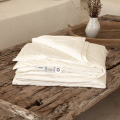 Mulberry Silk - filled Duvet Insert with Organic Cotton Shell - PlushBeds