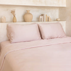 Organic Bamboo Sateen Pillowcase Set - PlushBeds