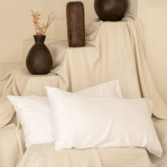 Organic Bamboo Sateen Pillowcase Set - PlushBeds