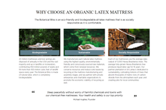 Organic Latex Mattress - The Botanical Bliss - PlushBeds