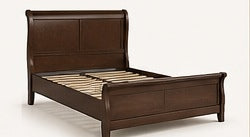 Decorative wood bed frame