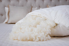 Adjustable Natural Wool Pillow - PlushBeds