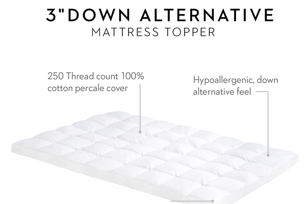 PlushBeds Down Alternative Mattress Topper