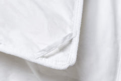 Sateen White Goose Down Comforter - PlushBeds