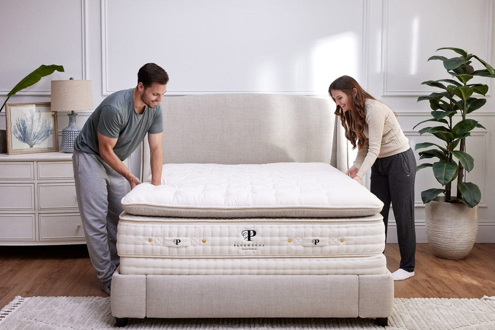 Organic Mattress The Organic Bliss Pillowtop PlushBeds