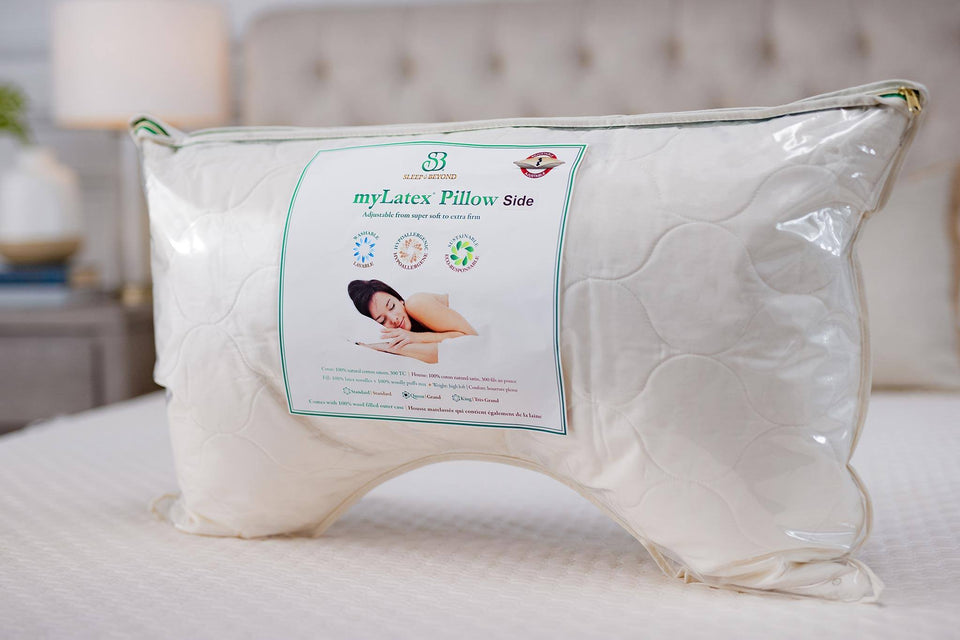 Wool & Latex Side Sleeper Pillow - PlushBeds